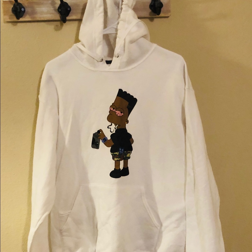 Black Bart Simpson retro hoodie!